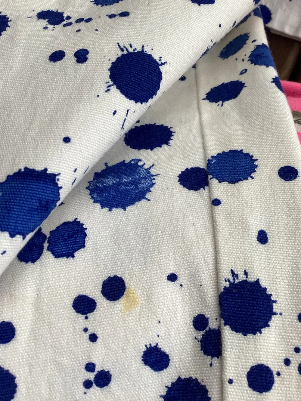 Kate Spade Jeans Spatter Paint White Blue Saturday 4